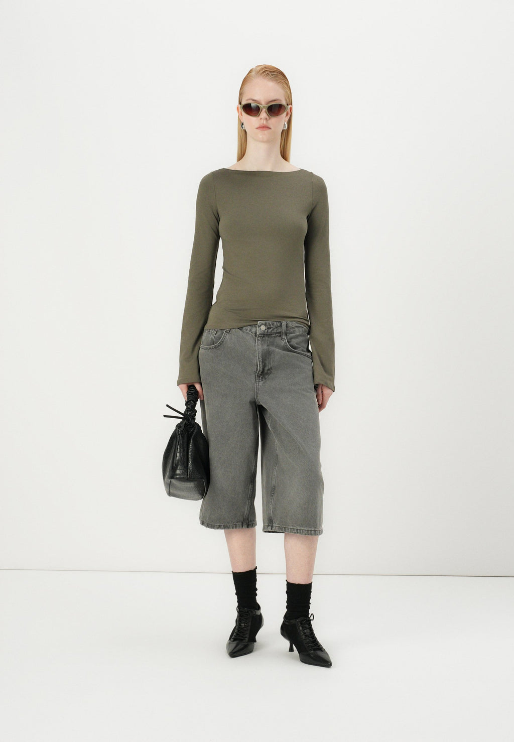Weekday ANNIE BOATNECK LONG SLEEVE