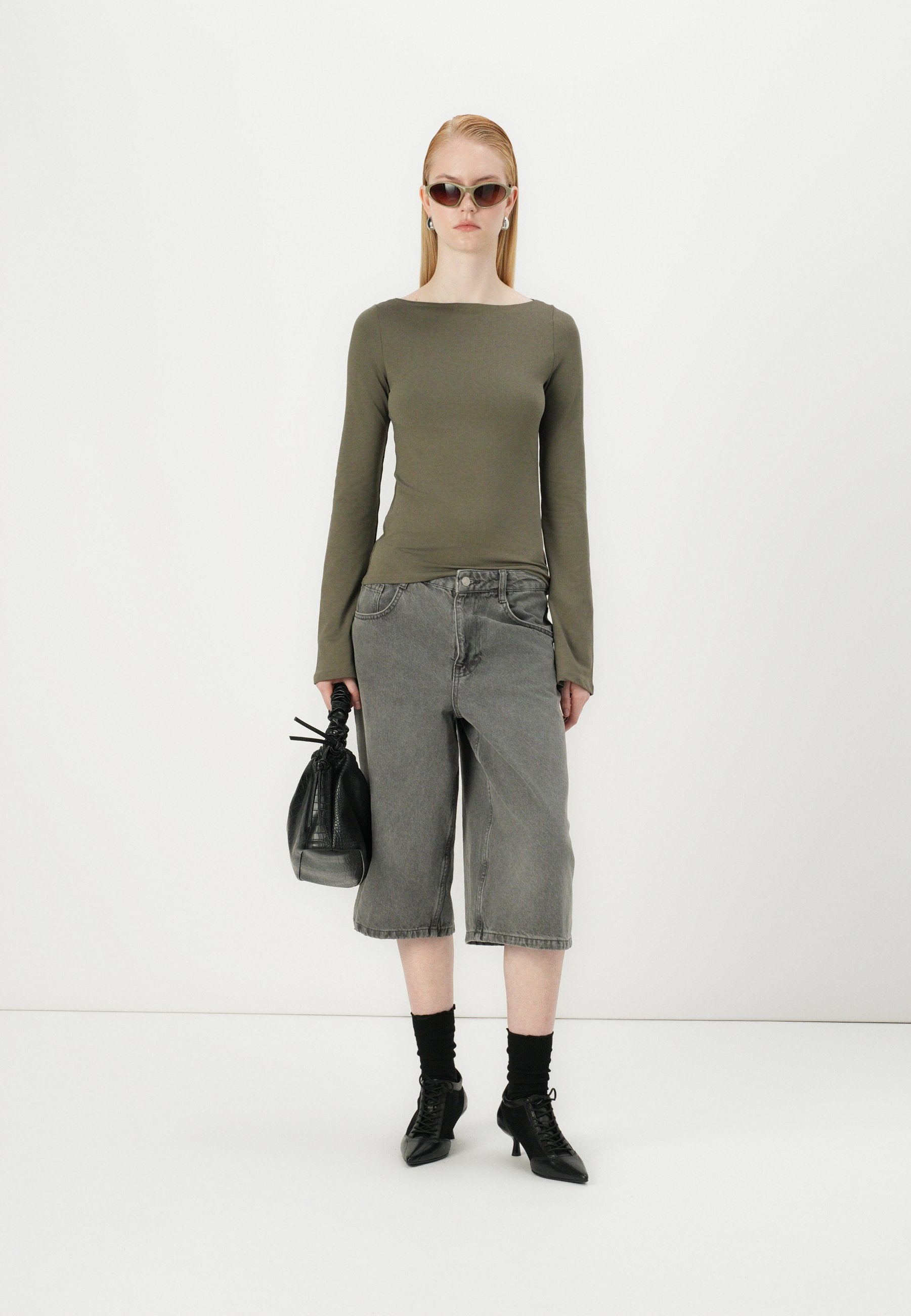 Weekday ANNIE BOATNECK LONG SLEEVE