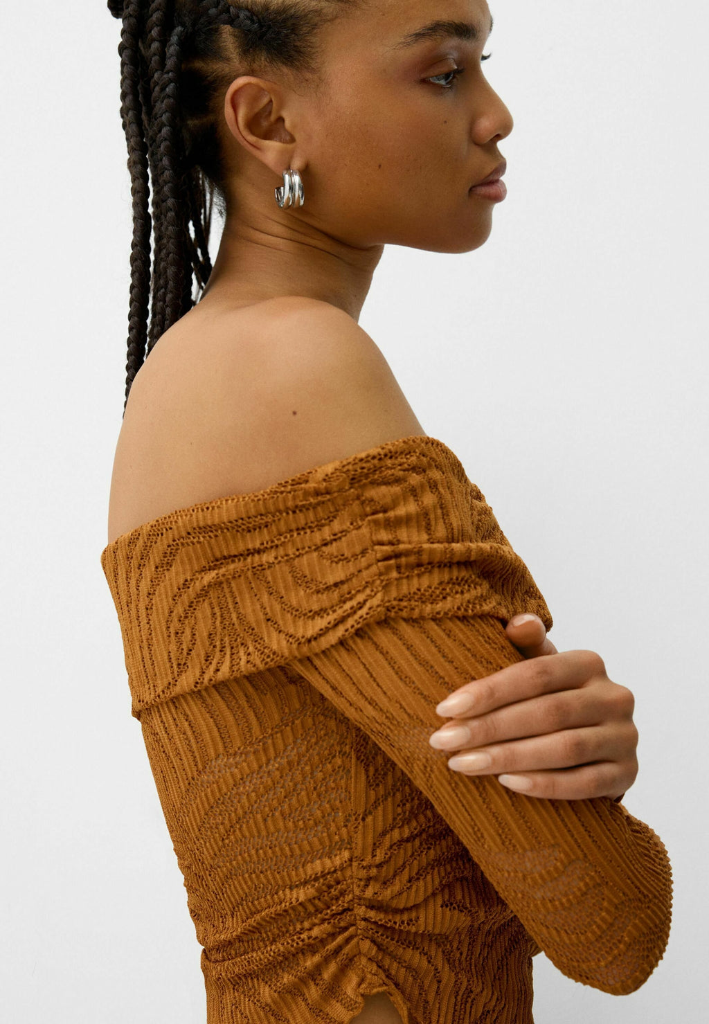 Bershka LONG SLEEVE RUSTIC
