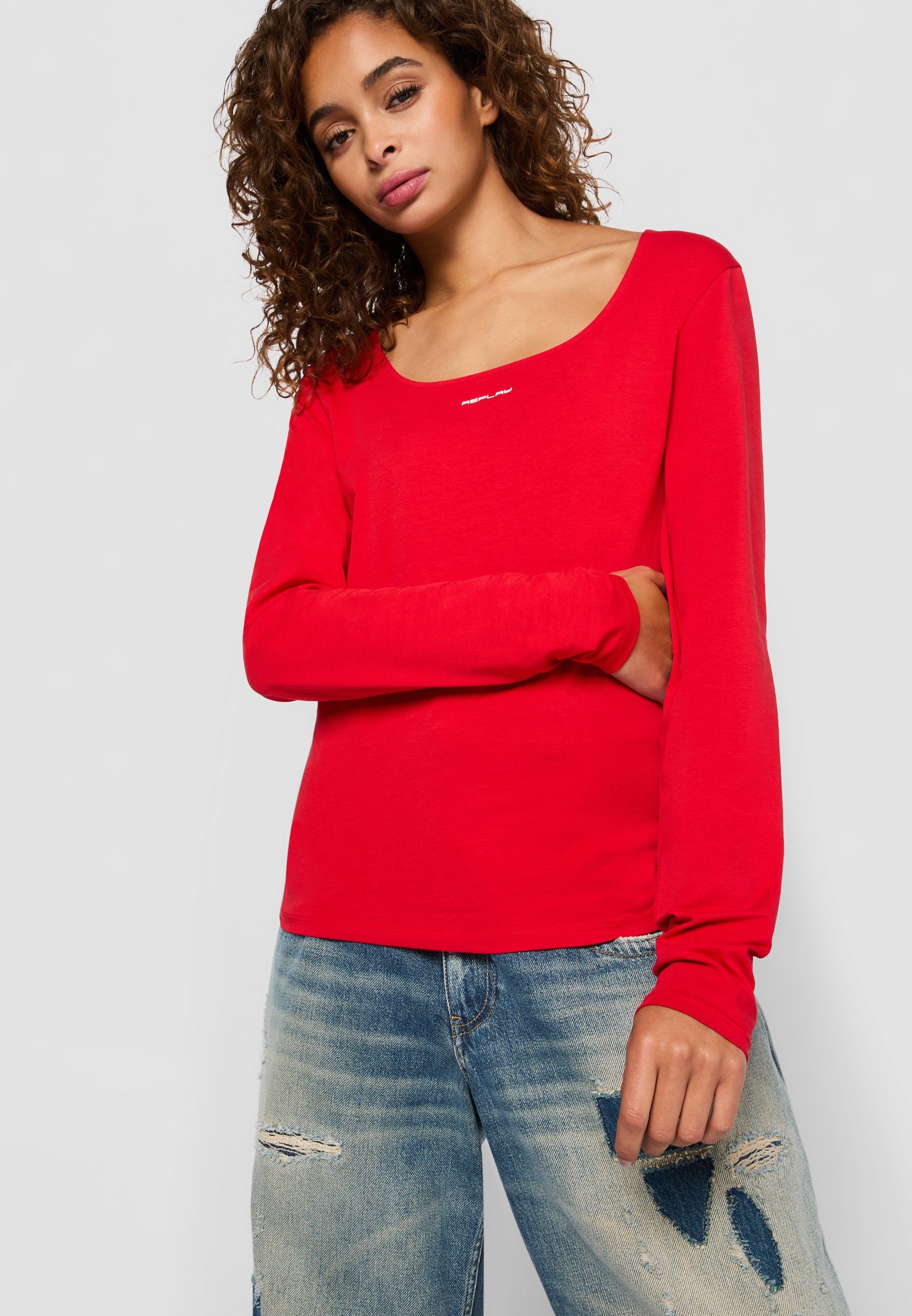 Replay SQUARED NECK