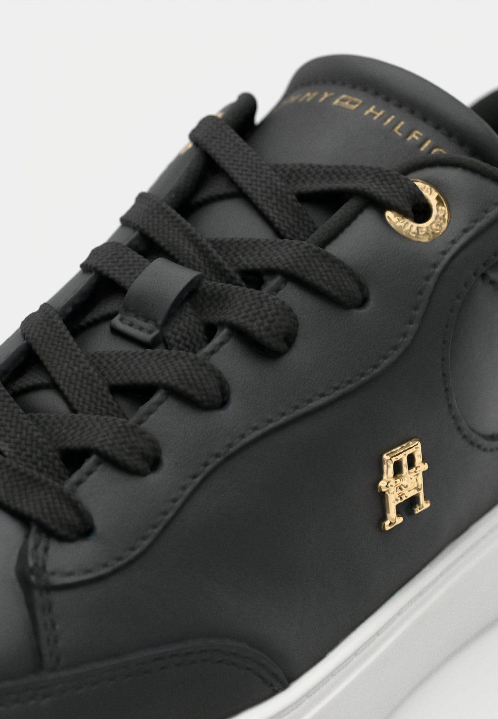 TH MONOGRAM LEATHER COURT TRAINERS Media 6