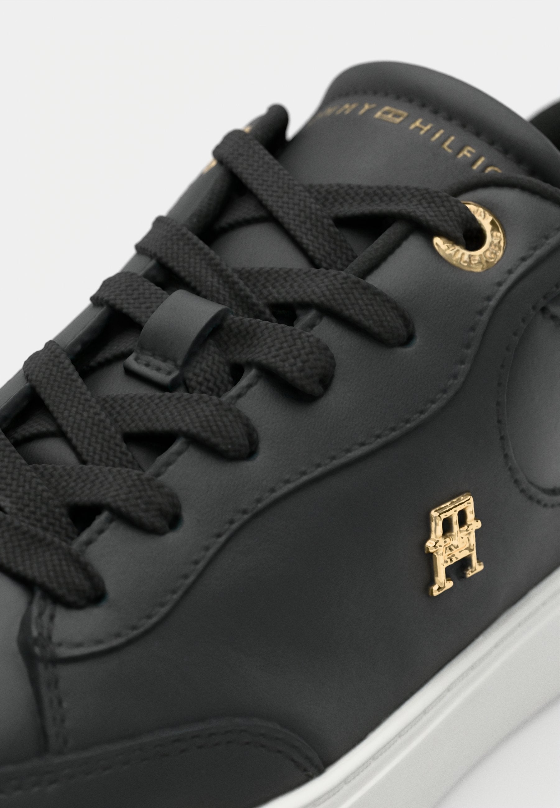 TH MONOGRAM LEATHER COURT TRAINERS Media 6