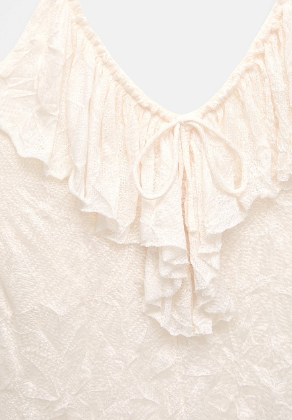 PULL&BEAR ASYMMETRIC STRAPPY WITH RUFFLE