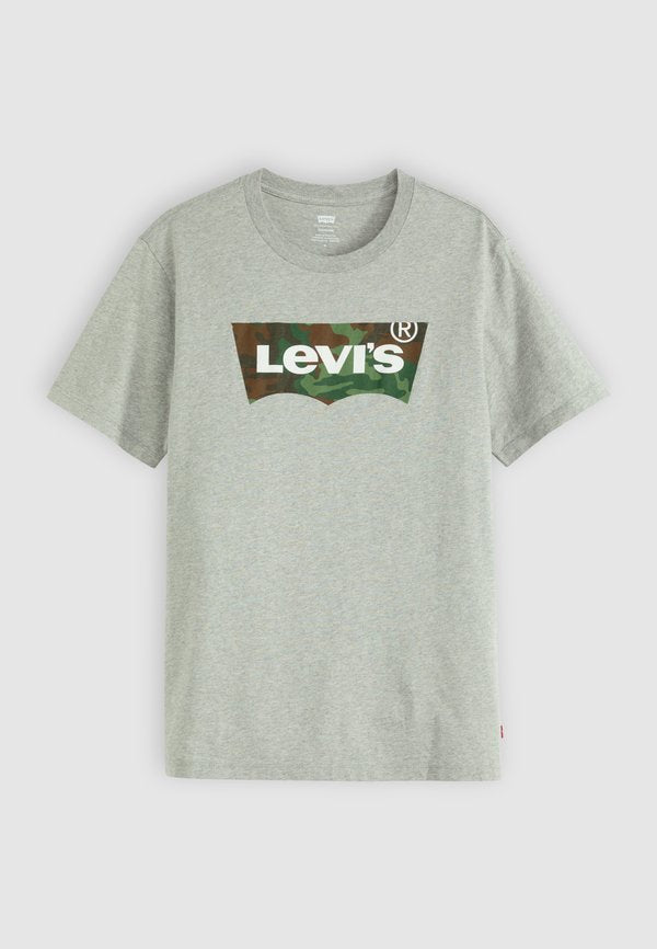 Levi's® GRAPHIC CREWNECK TEE - Print T-shirt - heather grey