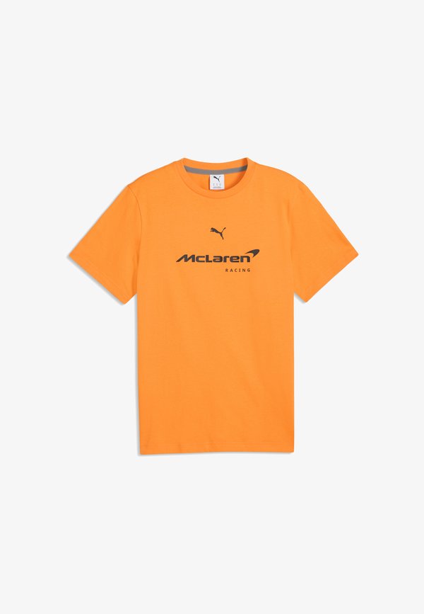 Puma MCLAREN RACING BIG LOGO  - Print T-shirt - papaya