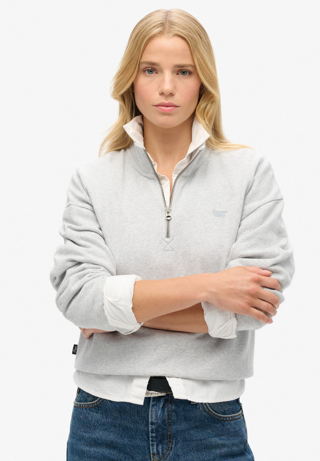 Superdry & Co ATHLETIC ESSENTIALS HALF ZIP
