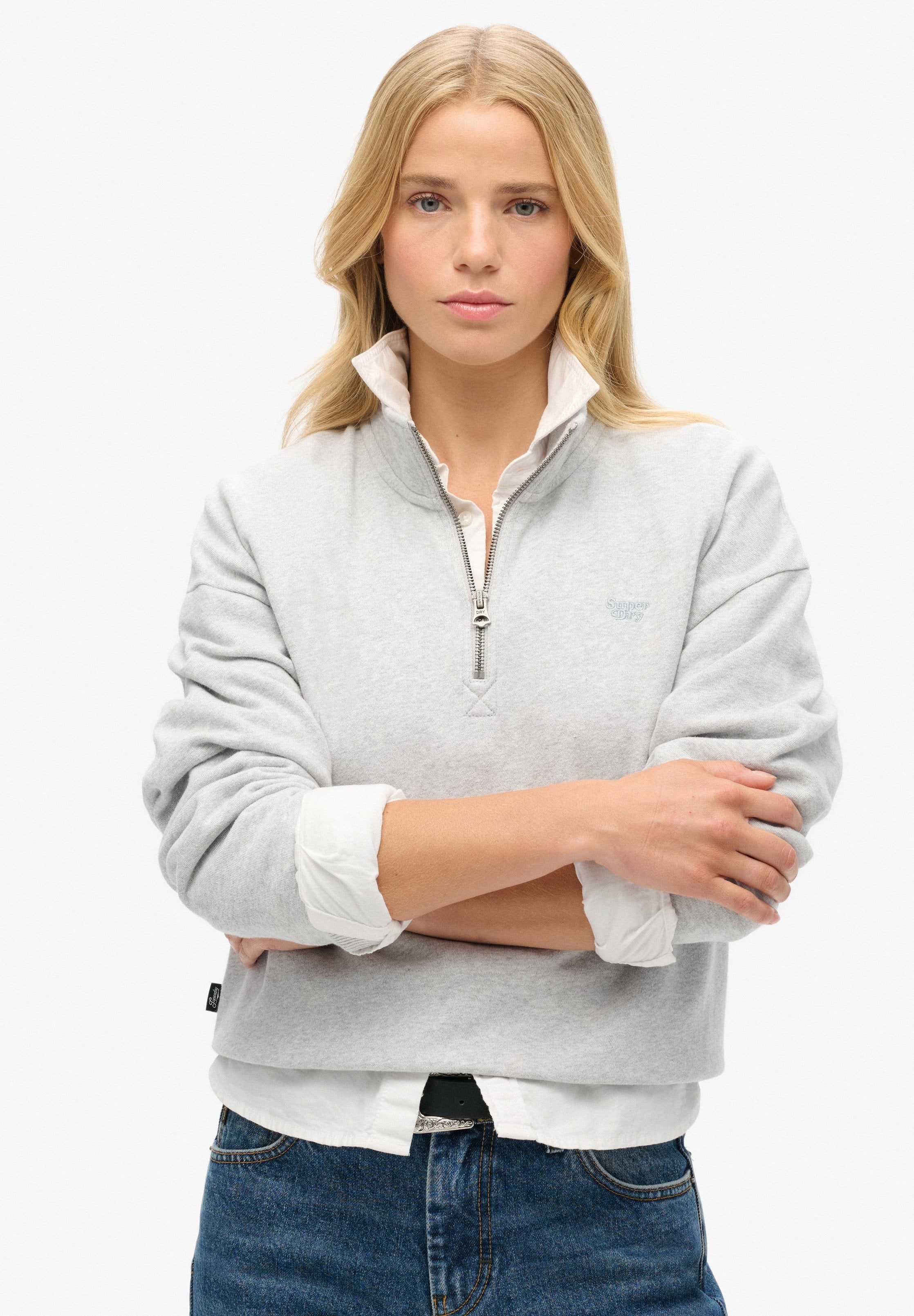 Superdry & Co ATHLETIC ESSENTIALS HALF ZIP