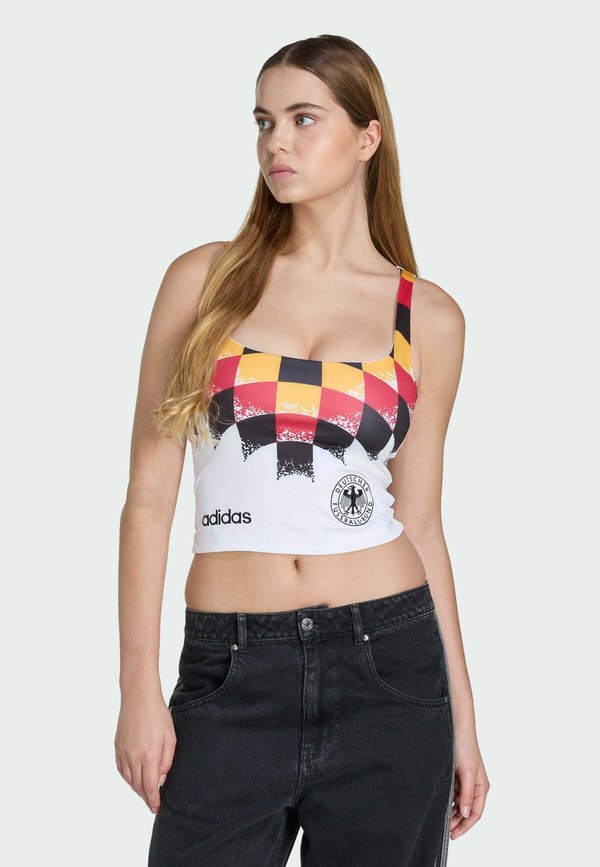 adidas Originals GERMANY RECONSTRUCTED BRINGBACK - Top - white