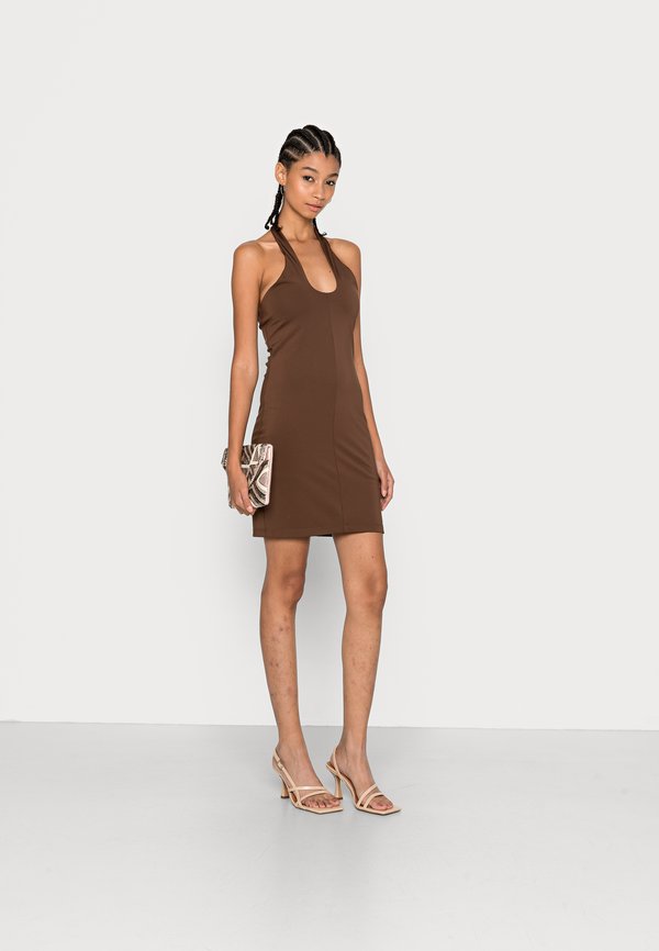 Cotton On BODYCON CROSS FRONT HALTER MINI DRESS
