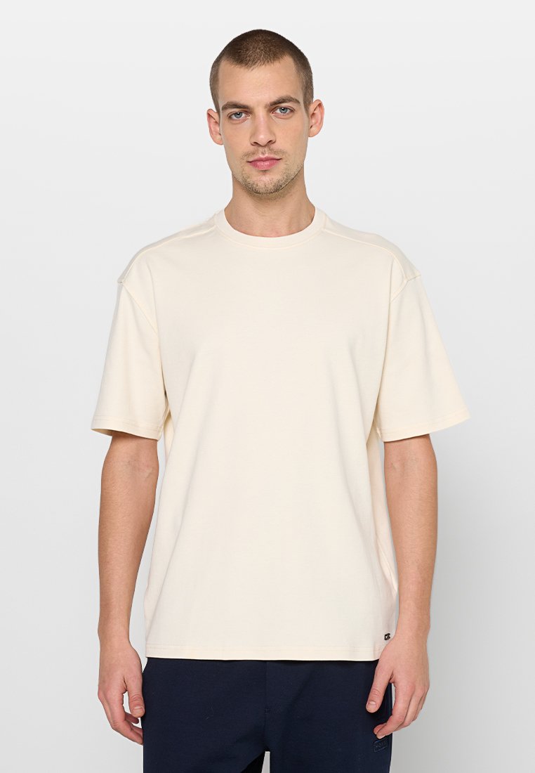 NO EXCESS CREWNECK SOLID HEAVY INTERLOCK