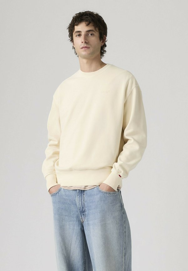 Levi's® AUTHENTIC CREW DYE JALAPENO  - Sweatshirt - garment dye jalapeno - yellows -