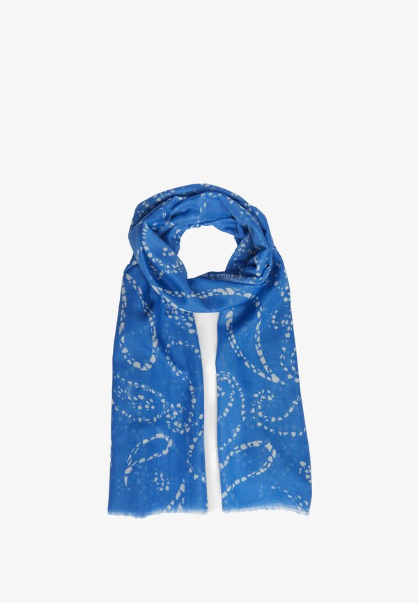 s.Oliver MIT PAISLEY-ARTWORK - Scarf - royalblau