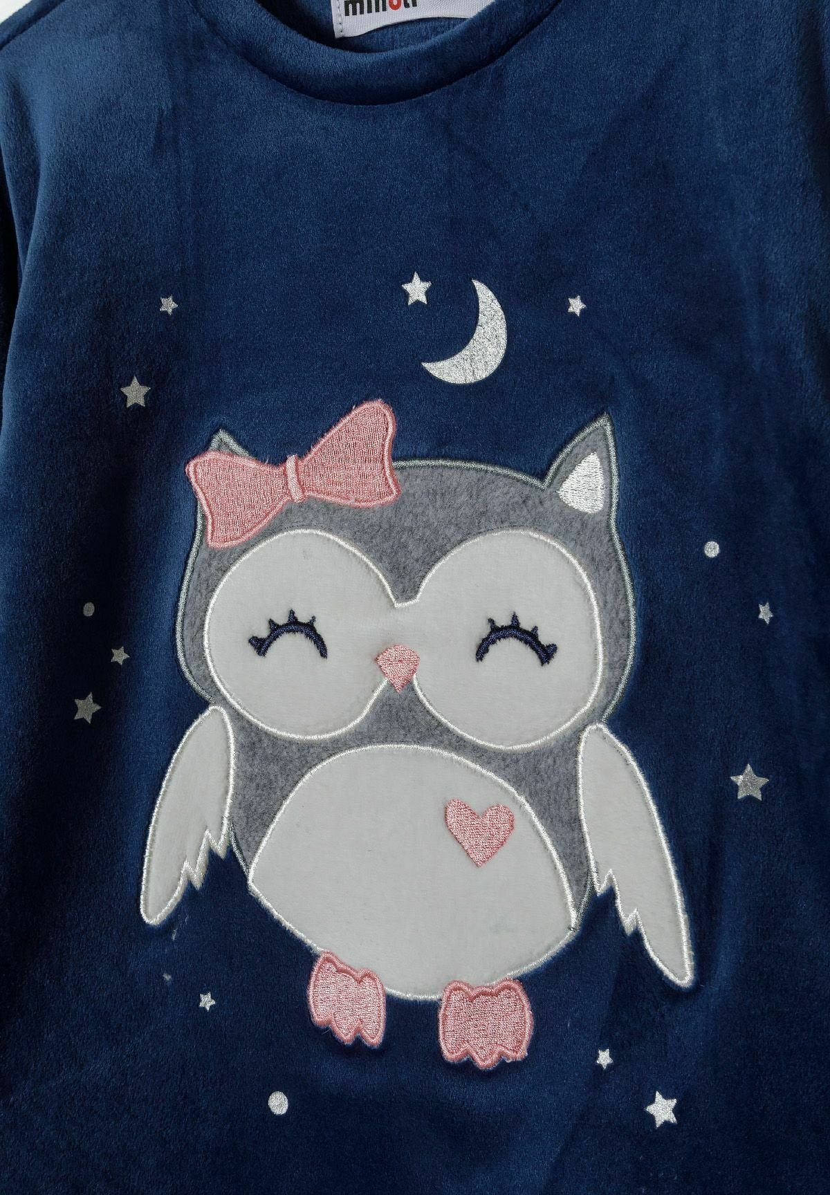 MINOTI VELOUR LONG SLEEVE SET