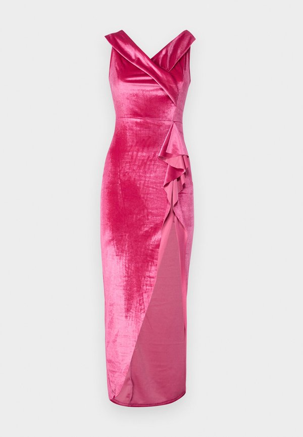 WAL G. HAILY RUFFLE MAXI