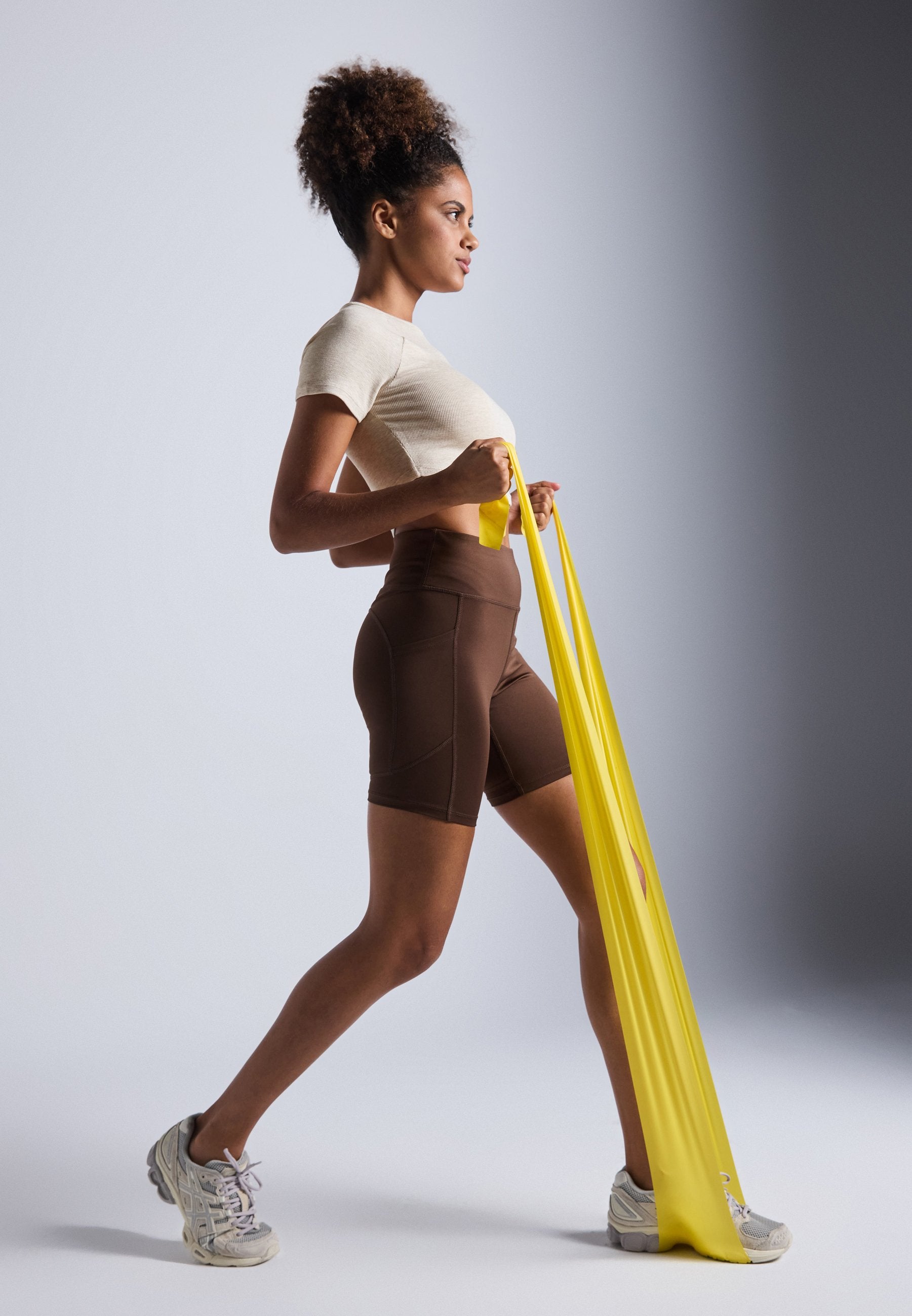 Even&Odd active ESSENTIAL CROPPED FINE RIB T SHIRT