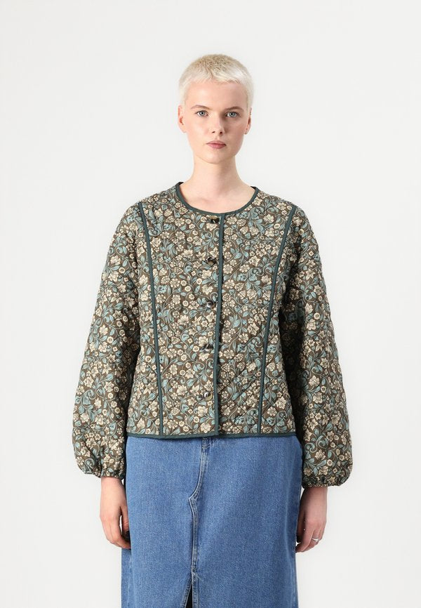 Vero Moda VMJANE DETAIL BUTTON JACKET - Light jacket - capers