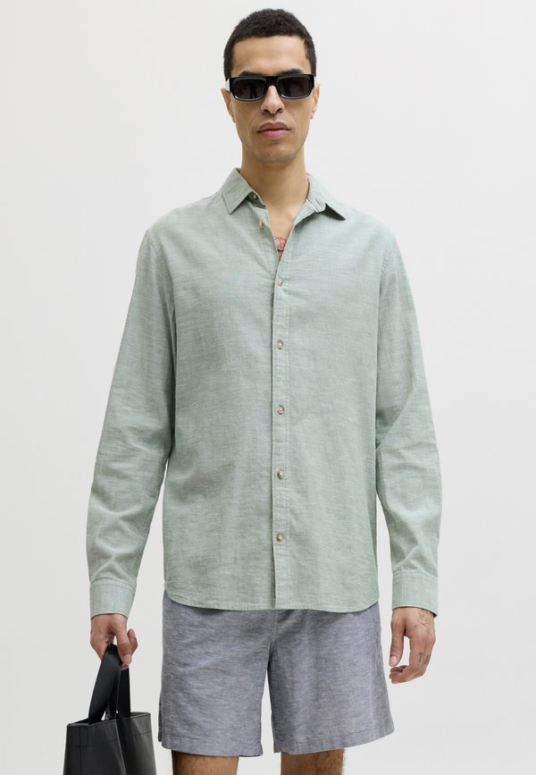 Jack & Jones JJESUMMER - Shirt - granite green