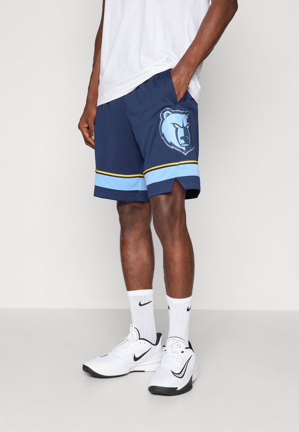 Nike Performance MEMPHIS GRIZZLIES SWINGMAN SHORT ICON EDITION - Sports shorts - college navy/light blue/white