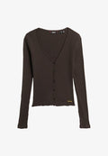 Superdry & Co ESSENTIAL - Cardigan - bison black