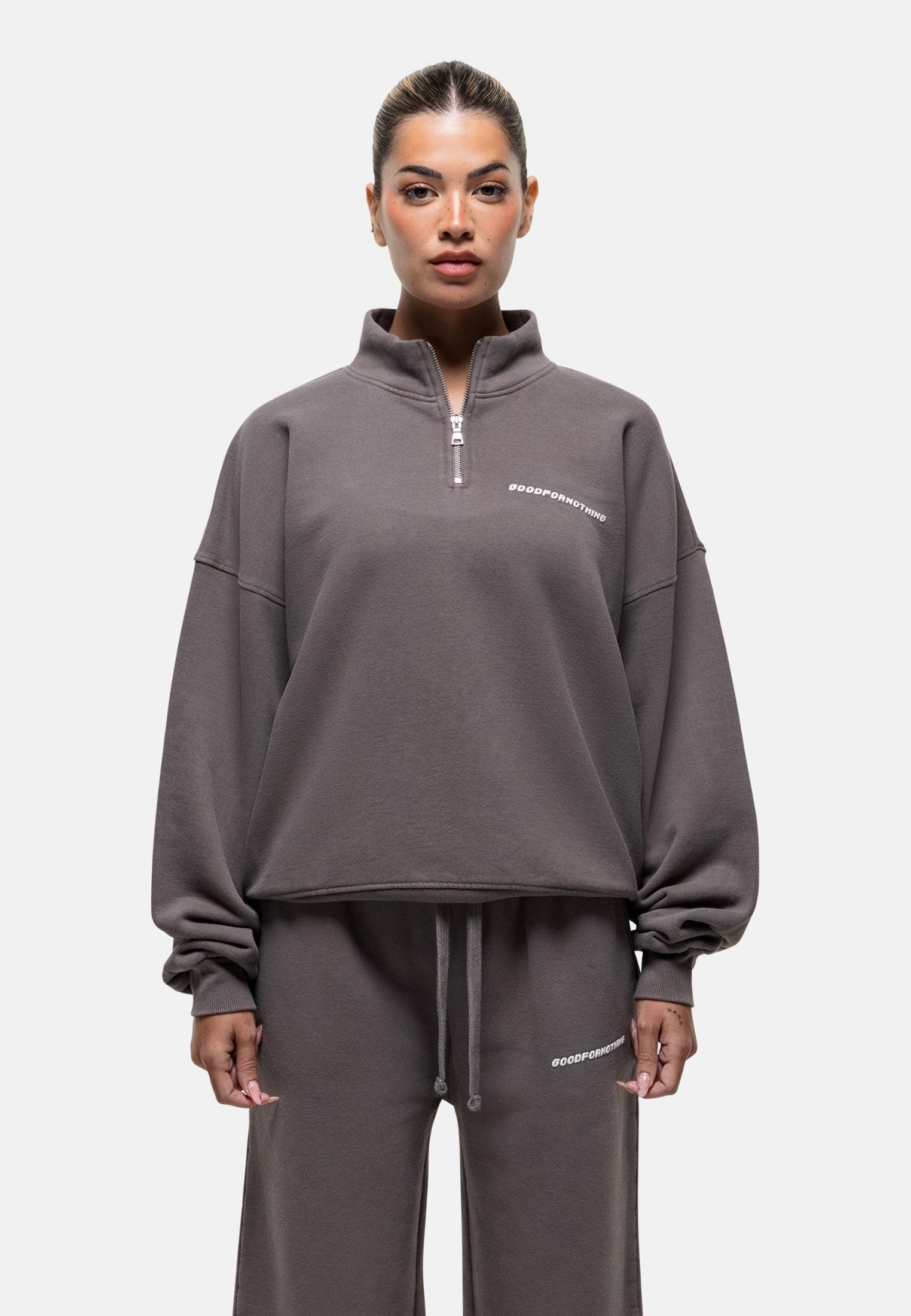 Good For Nothing  VINTAGE WASHED QUARTER ZIP
