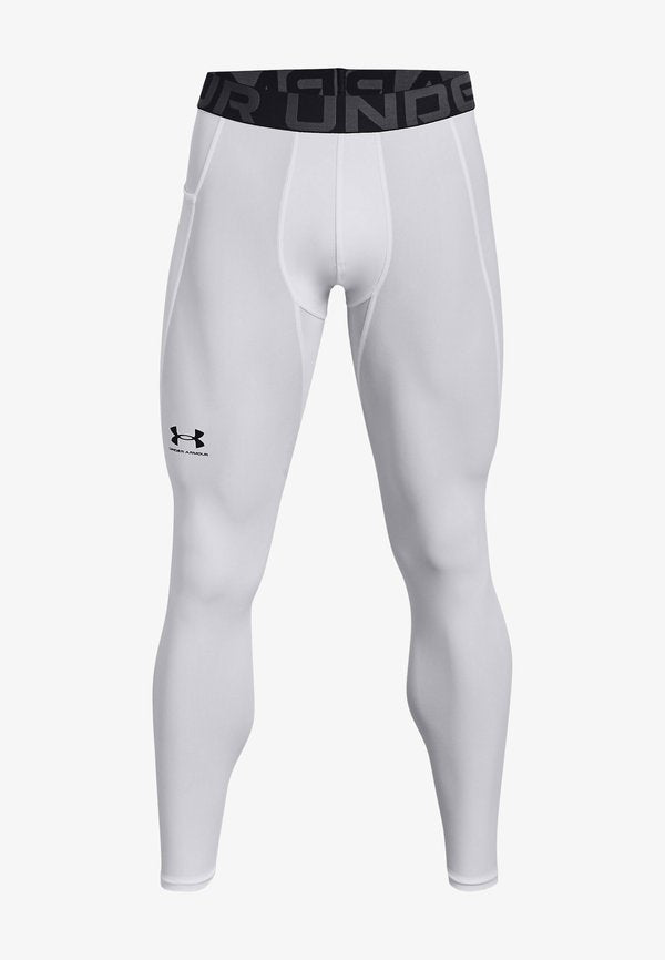 Under Armour HEATGEAR - Leggings - white // black