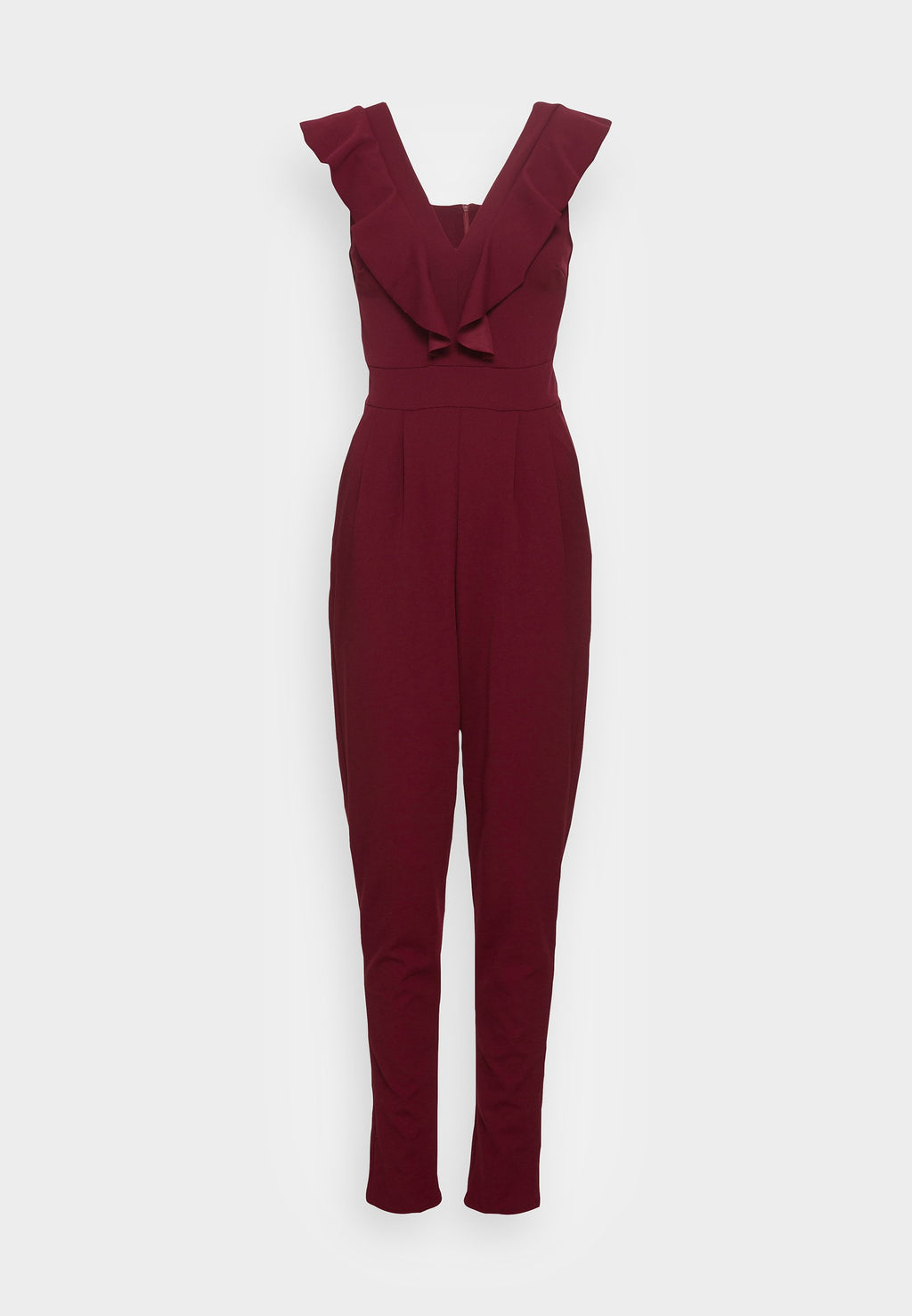 WAL G TALL LEAH RUFFLE V NECK