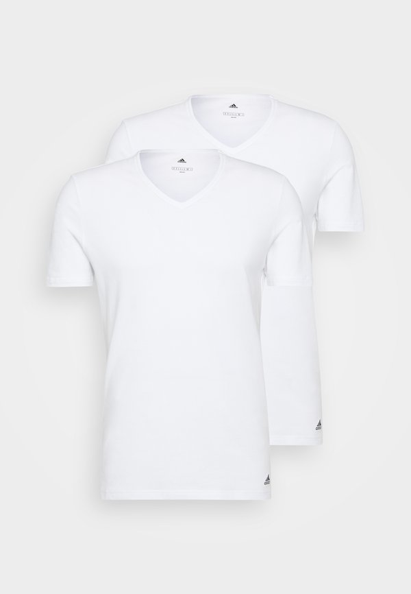 adidas Sportswear V NECK 2 PACK - Undershirt - white