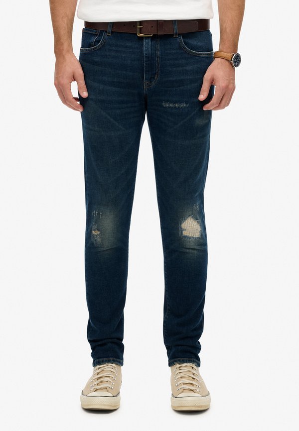 Superdry & Co Straight leg jeans - frontier repair blue