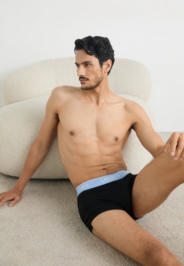 Lacoste UNDERWEAR TRUNK 3 PACK - Trunks - black/marina/graphite