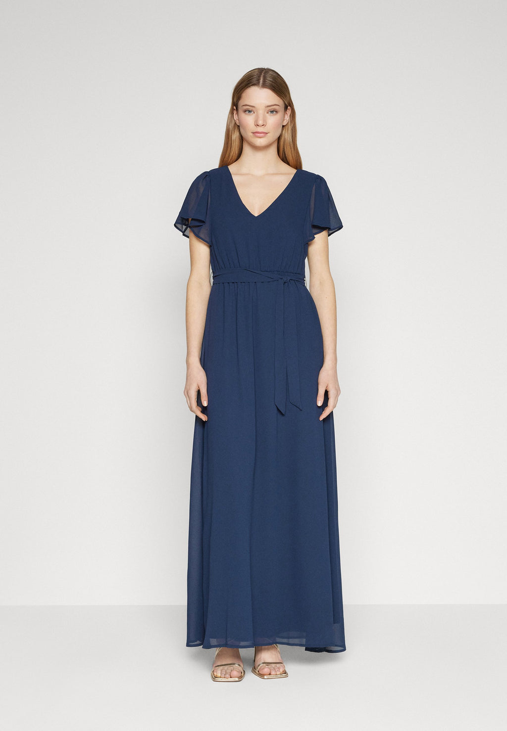 VILA VIMICADA V NECK MAXI DRESS