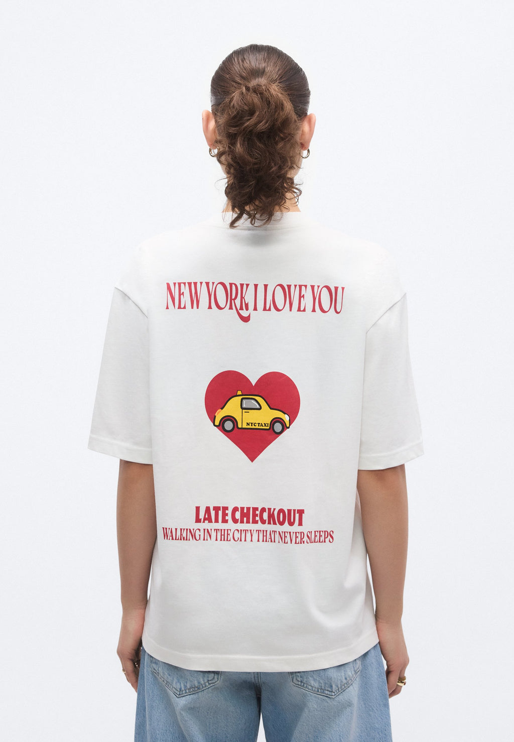 Gina Tricot PRINTED OVERSIZED TEE