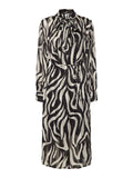 YAS YASTWIGSY TIE NECK LONG DRESS