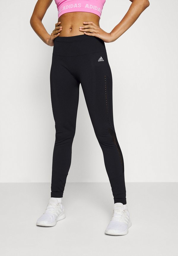 adidas Performance AEROKNIT - Leggings - black