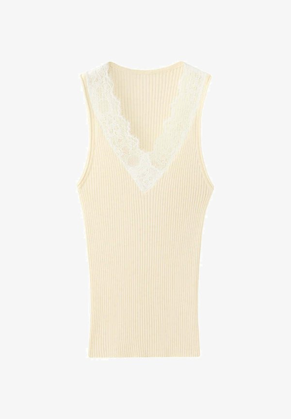 Mango ADULT - Top - light yellow white