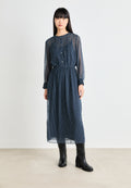 Tommy Jeans STAR PLEAT MIDI DRESS