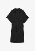 Vero Moda VMBUMPY Short - Shirt dress - black