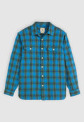 Levi's® JACKSON WORKER - Shirt - madigan plaid star sapphire flannel