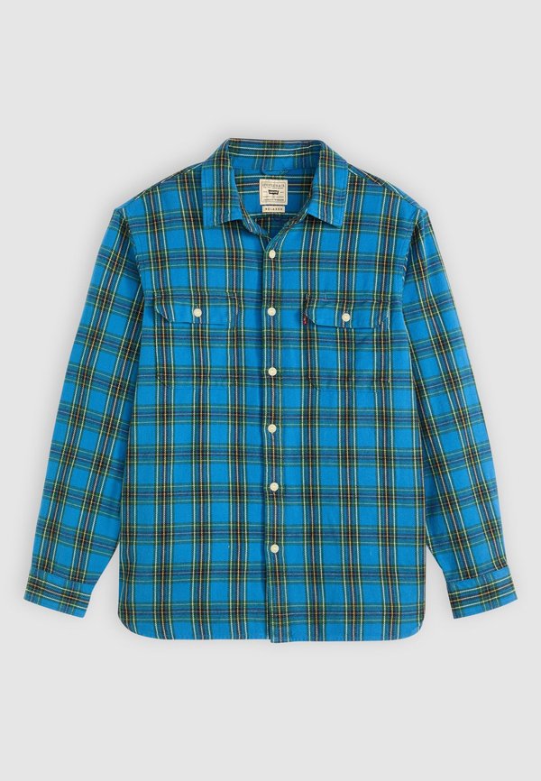 Levi's® JACKSON WORKER - Shirt - madigan plaid star sapphire flannel