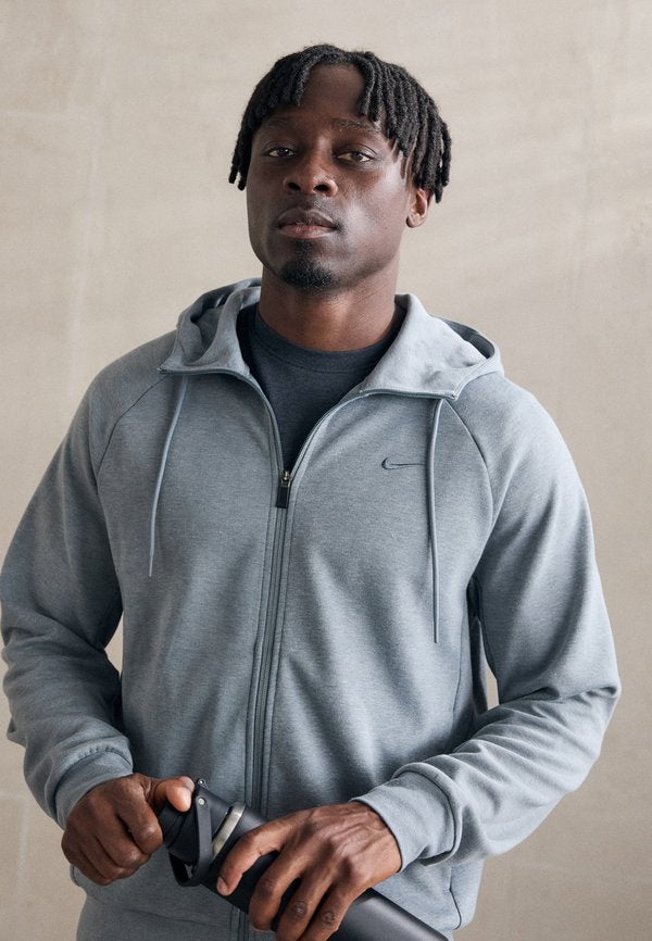 Nike Performance PRIMARY HOODIE - Zip-up sweatshirt - cool grey heather