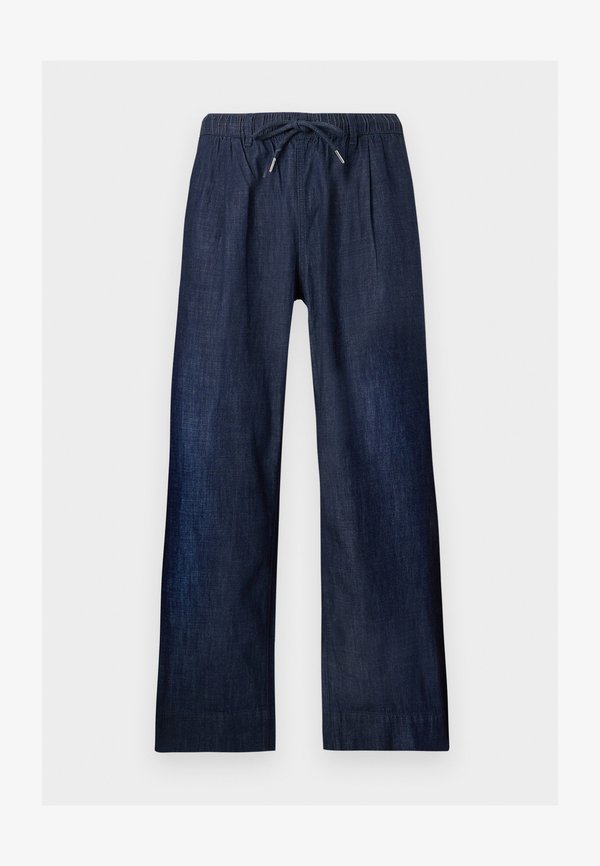 Vero Moda Curve VMCEVA ELASTIC WAIST - Relaxed fit jeans - dark blue denim
