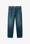 Mango Straight leg jeans - dark blue