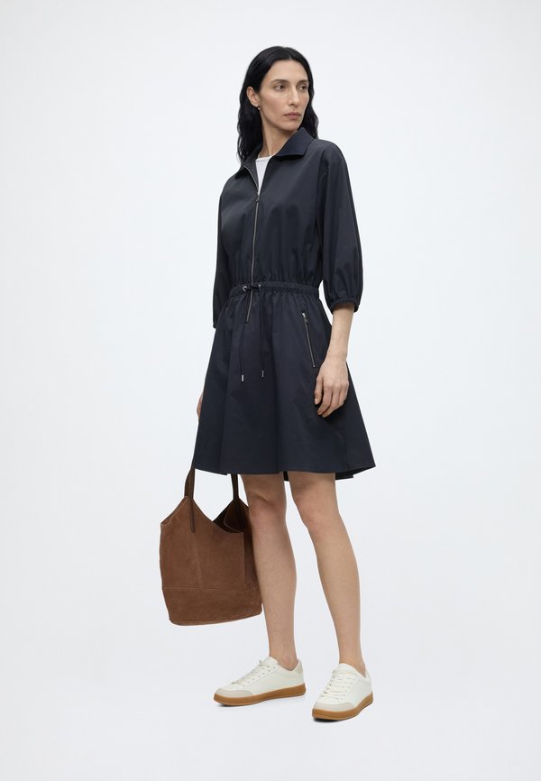 Marc O'Polo DENIM WOVEN DRESSES, ZIPPED POLO DRESS
