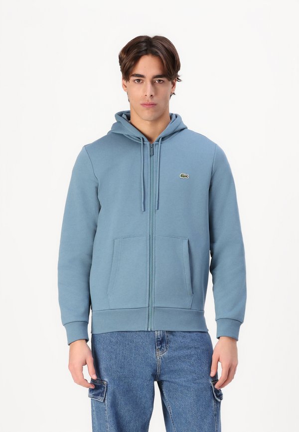 Lacoste Zip-up sweatshirt - limestone