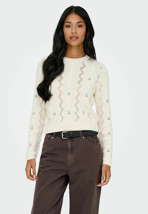 ONLY Knitted ONLRITA Knitted - Jumper - ecru