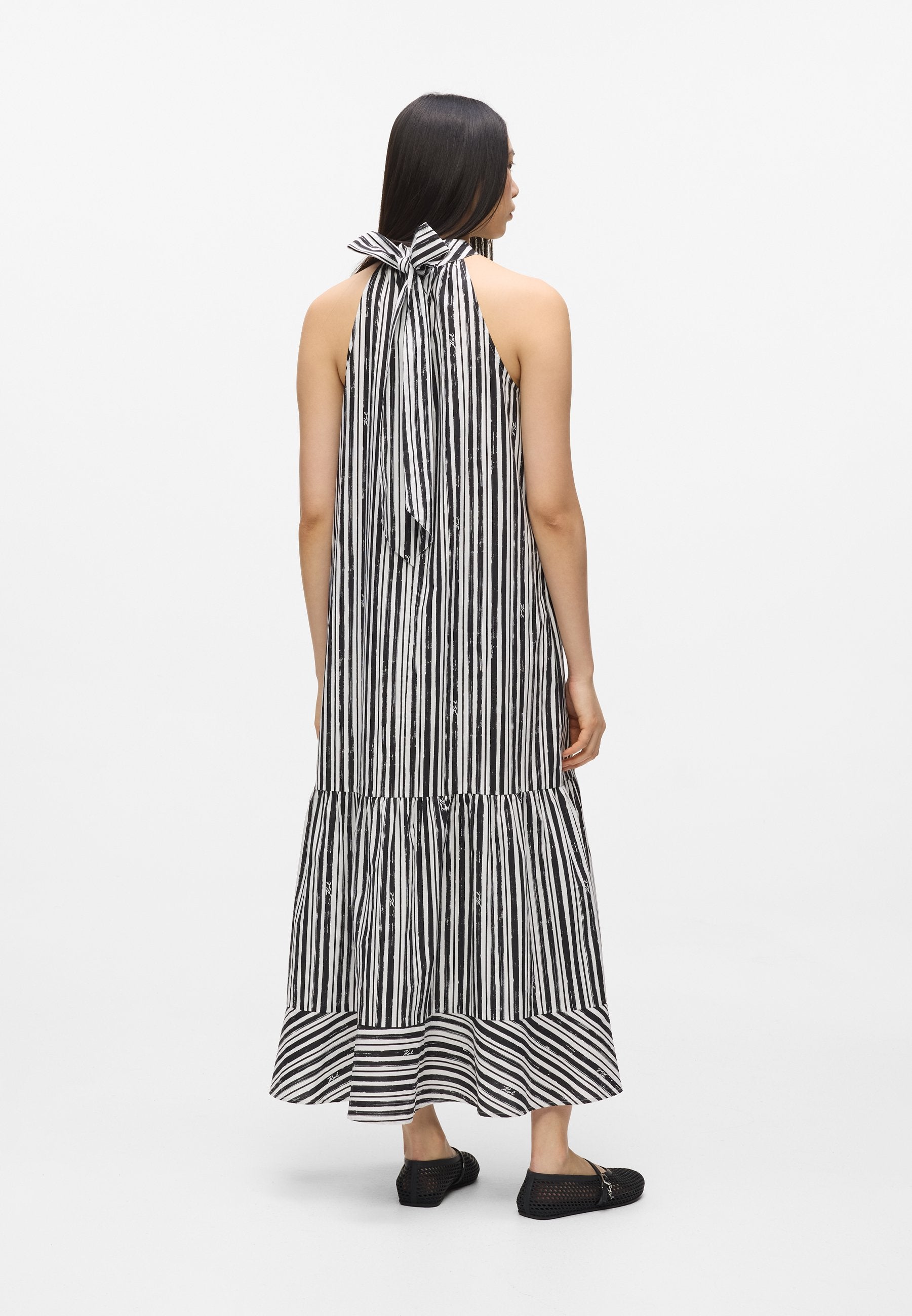 STRIPED HALTERNECK MAXI Media 4