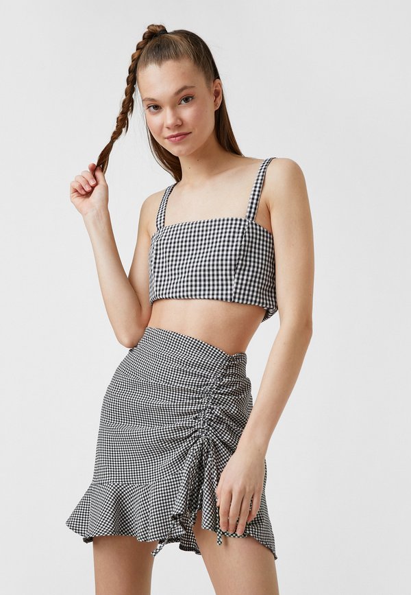 Koton SHIRRED RUFFLE MINI