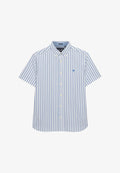 Superdry & Co SUPERDRY PREPPY OXFORD SHORT SLEEVE SHIRT.. - Shirt - blue beach stripe