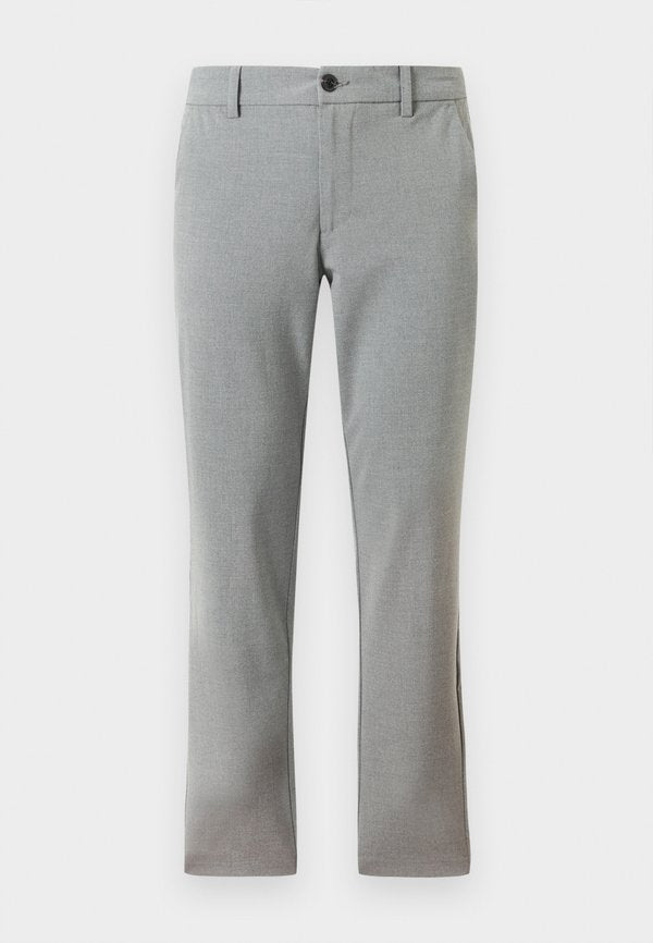 Jack & Jones JPSTOLLIE CONNOR CHINO - Chinos - grey melange