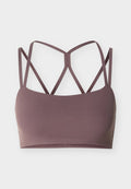 Nike Performance ZENVY STRAPPY BRA - Light support sports bra - tattoo/white