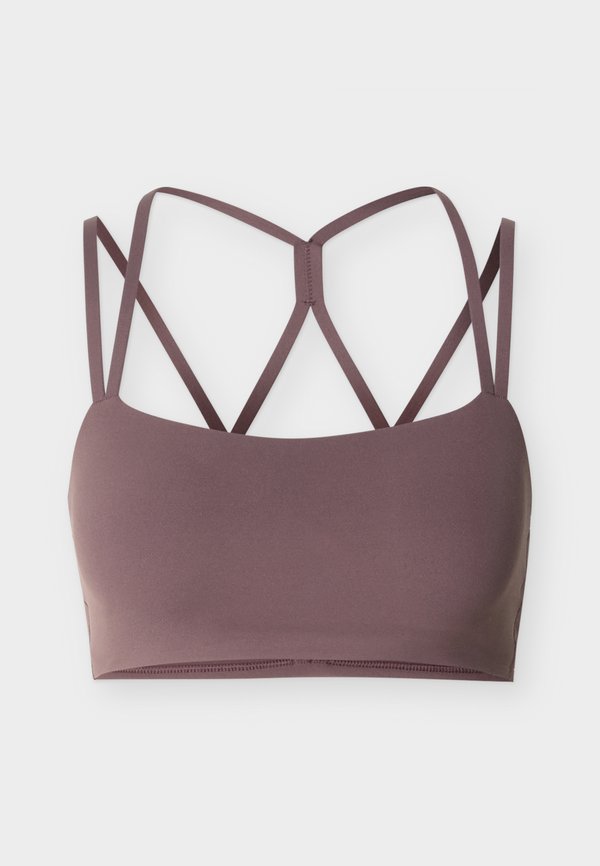 Nike Performance ZENVY STRAPPY BRA - Light support sports bra - tattoo/white